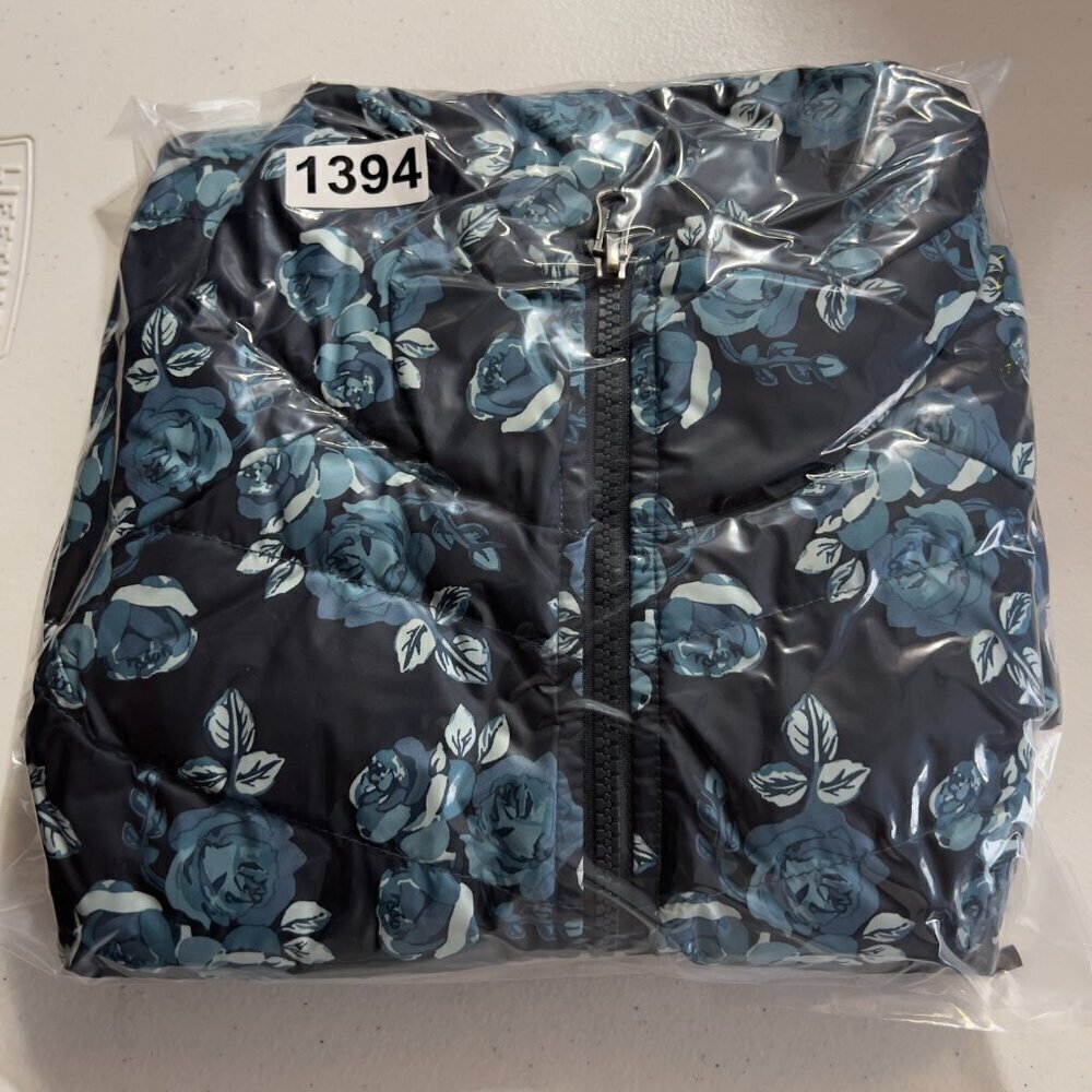 The North Face 550 Floral Goose Down Puffer Ski Vest Women's M - Picture 12 of 12